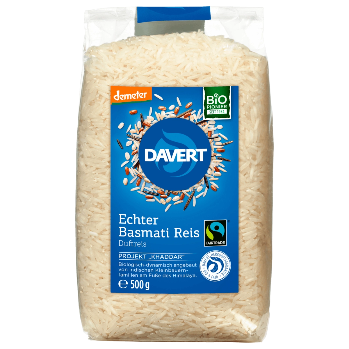 Davert Echter Bio Basmati-Reis 500g