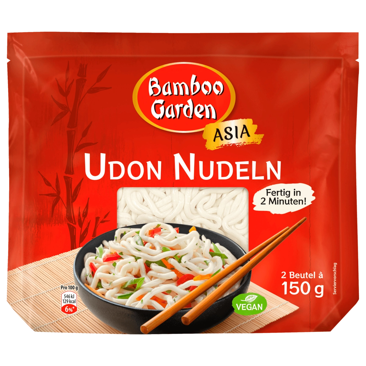 Bamboo Garden Udon Nudeln 2x150g