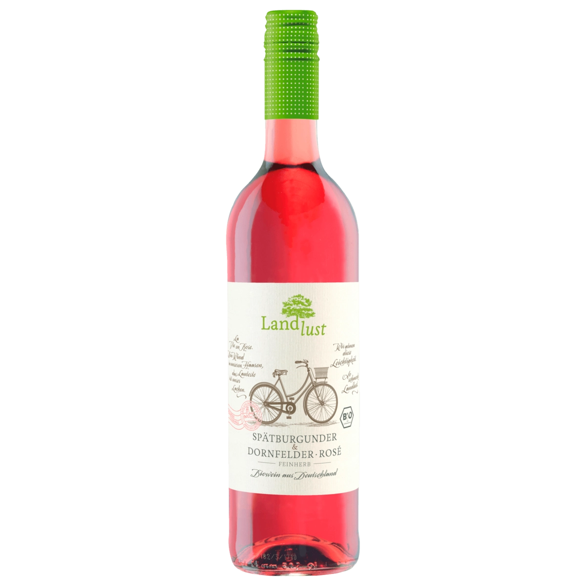 Landlust Bio Roséwein Spätburgunder & Dornfelder feinherb 0,75l