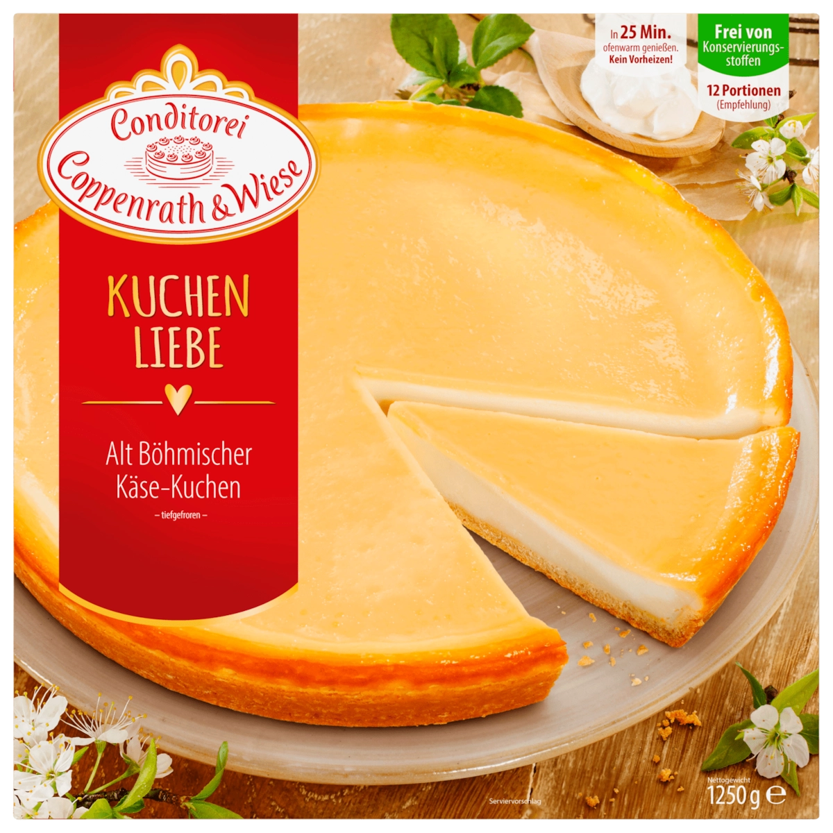 Coppenrath & Wiese Alt Böhmischer Käsekuchen 1250g