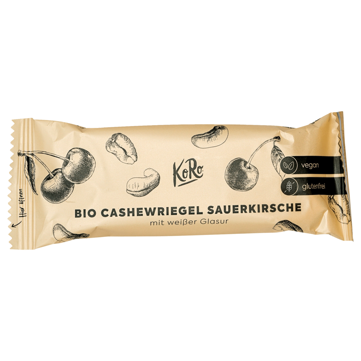 KoRo Bio Cashewriegel Sauerkirsche 50g
