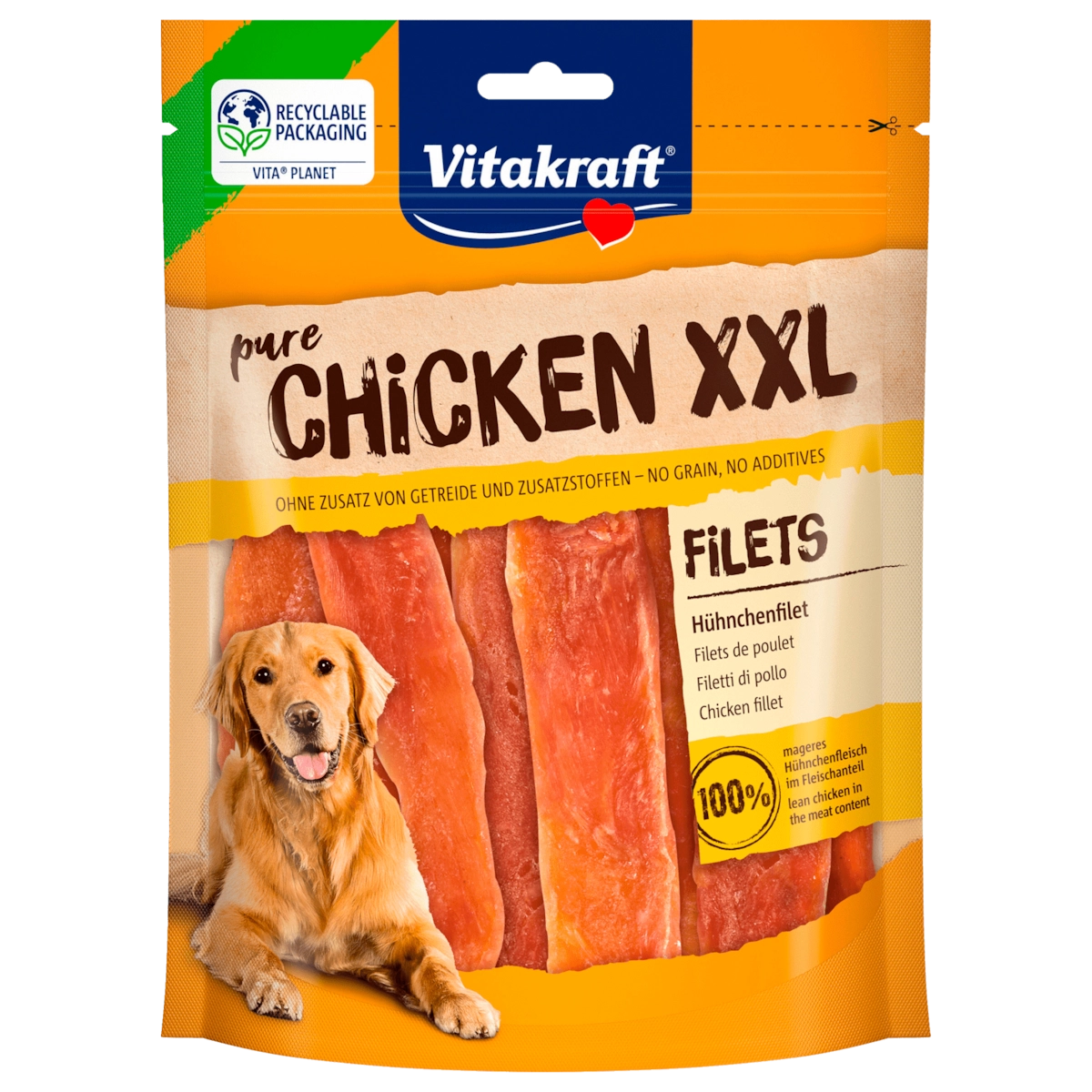 Vitakraft Pure Chicken XXL Hühnchenfilets 250g