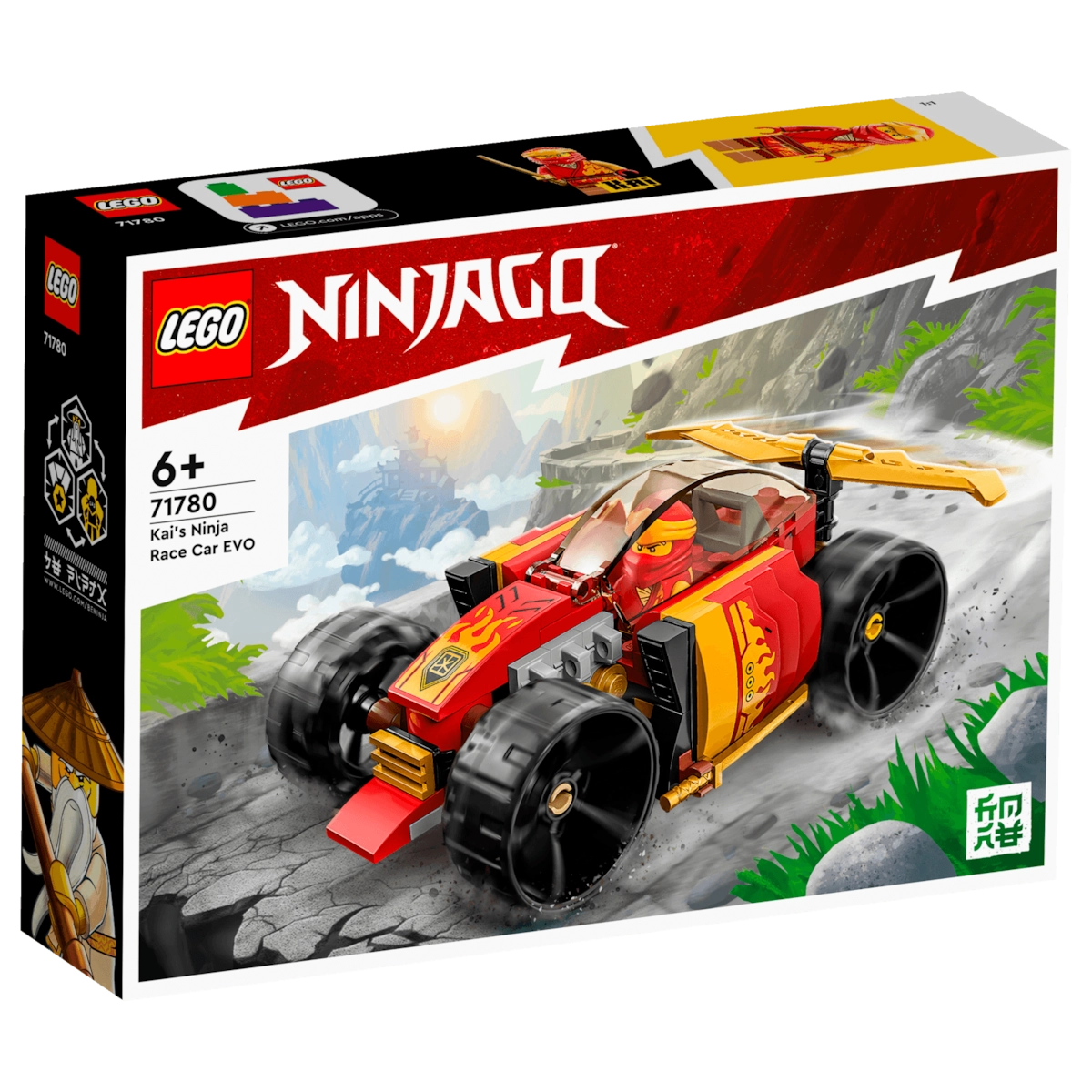 LEGO Ninjago 71780 Kais Ninja-Rennwagen EVO 94 Teile ab 6 Jahre