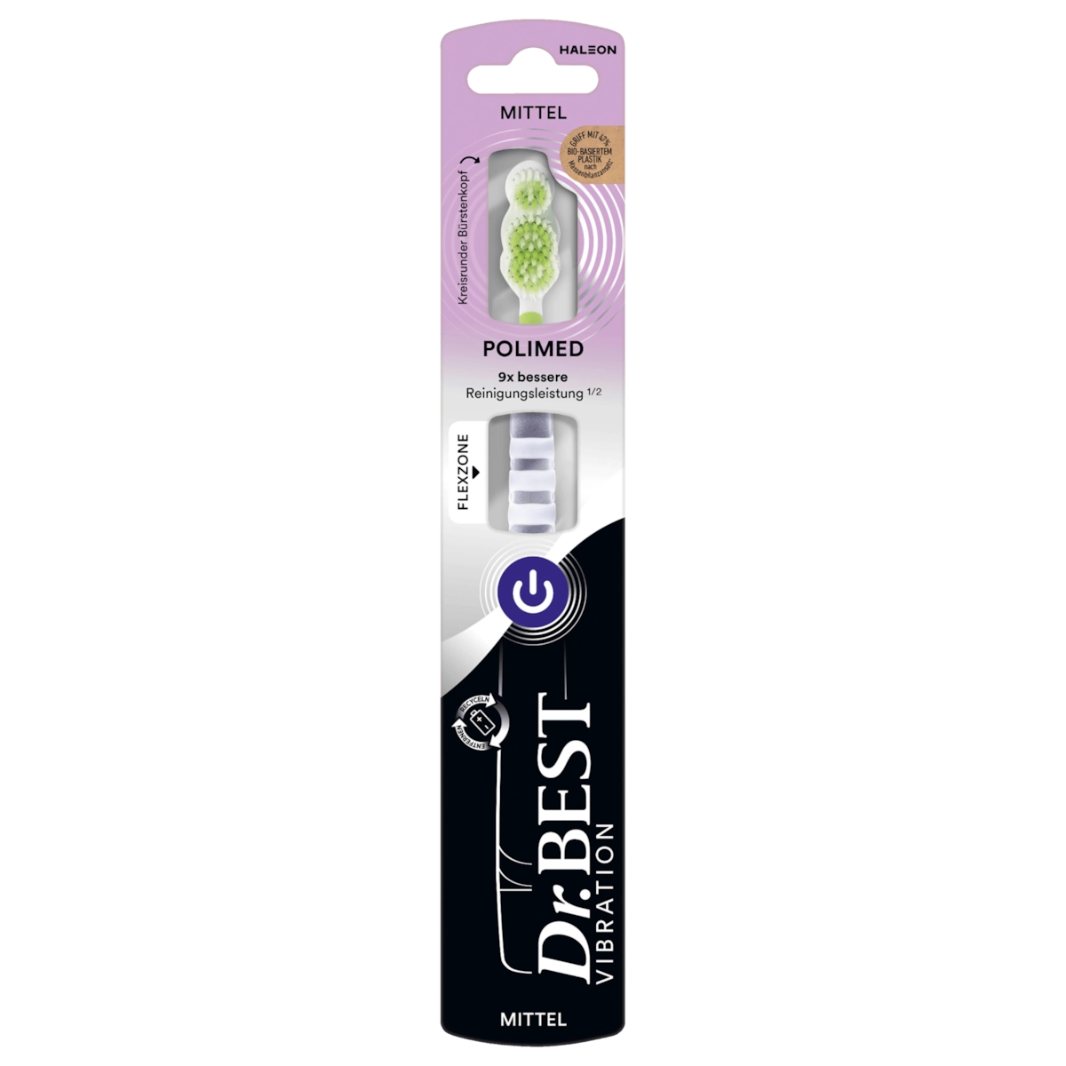 Dr. Best Zahnbürste Vibration Polimed mittel