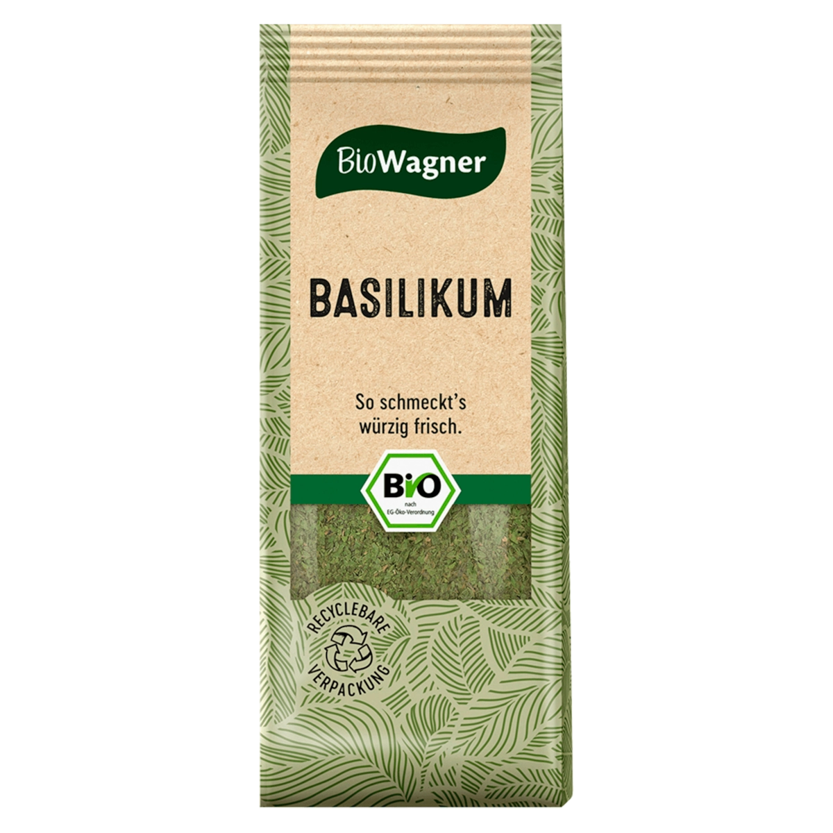 BioWagner Bio Basilikum getrocknet 15g