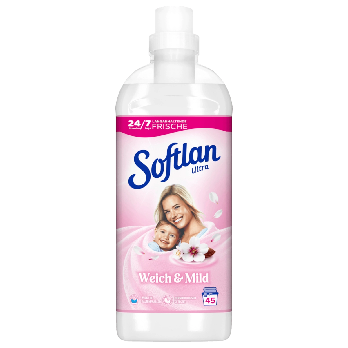 Softlan Ultra Weich & Mild mit Mandelmilch 1l 45WL