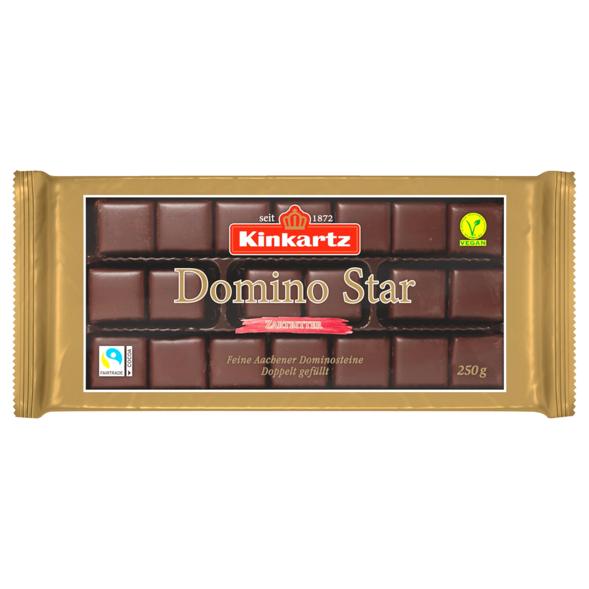 Kinkartz Domino Star Zartbitter 250g