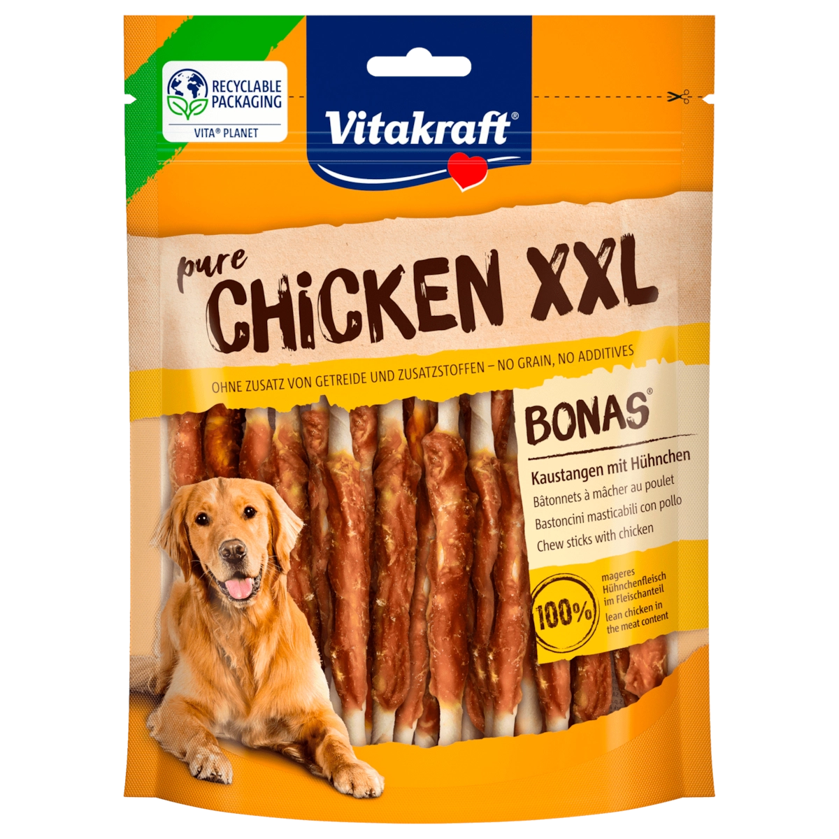Vitakraft Pure Chicken XXL Kaustangen mit Hühnchen 200g
