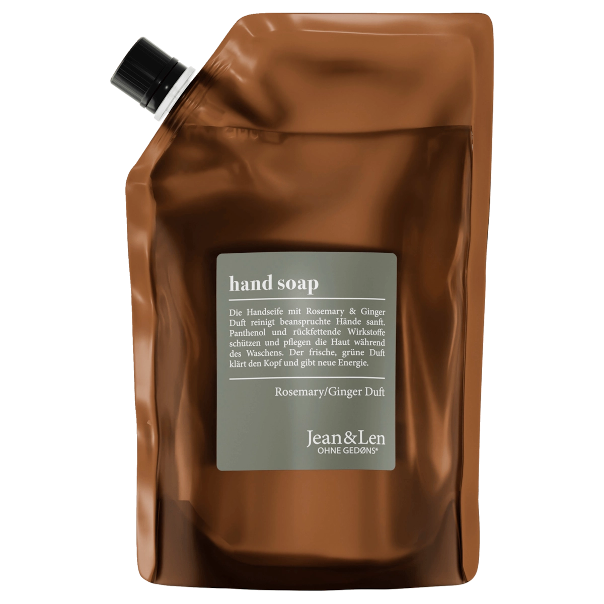 Jean & Len Flüssigseife Nachfüller Rosemary & Ginger 500ml