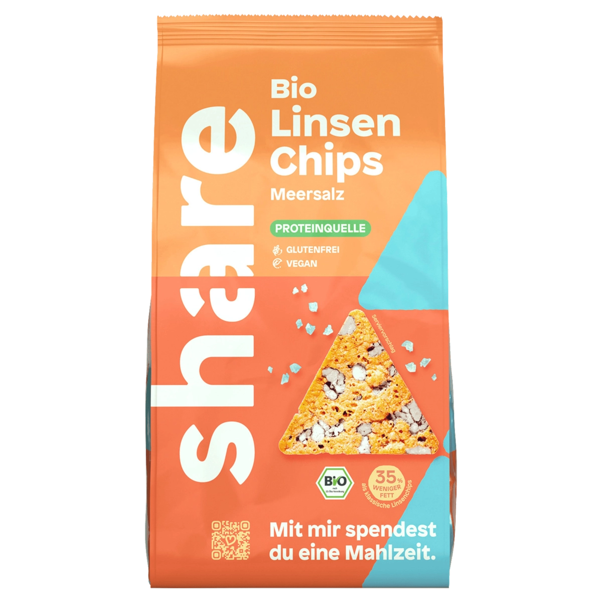 share Bio Linsen Chips gesalzen vegan 80g