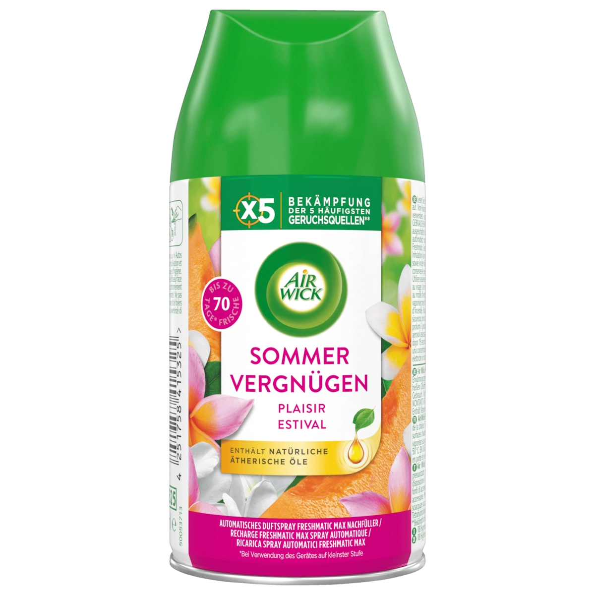Air Wick Automatisches Duftspray Freshmatic Max Nachfüller Sommervergnügen 250ml