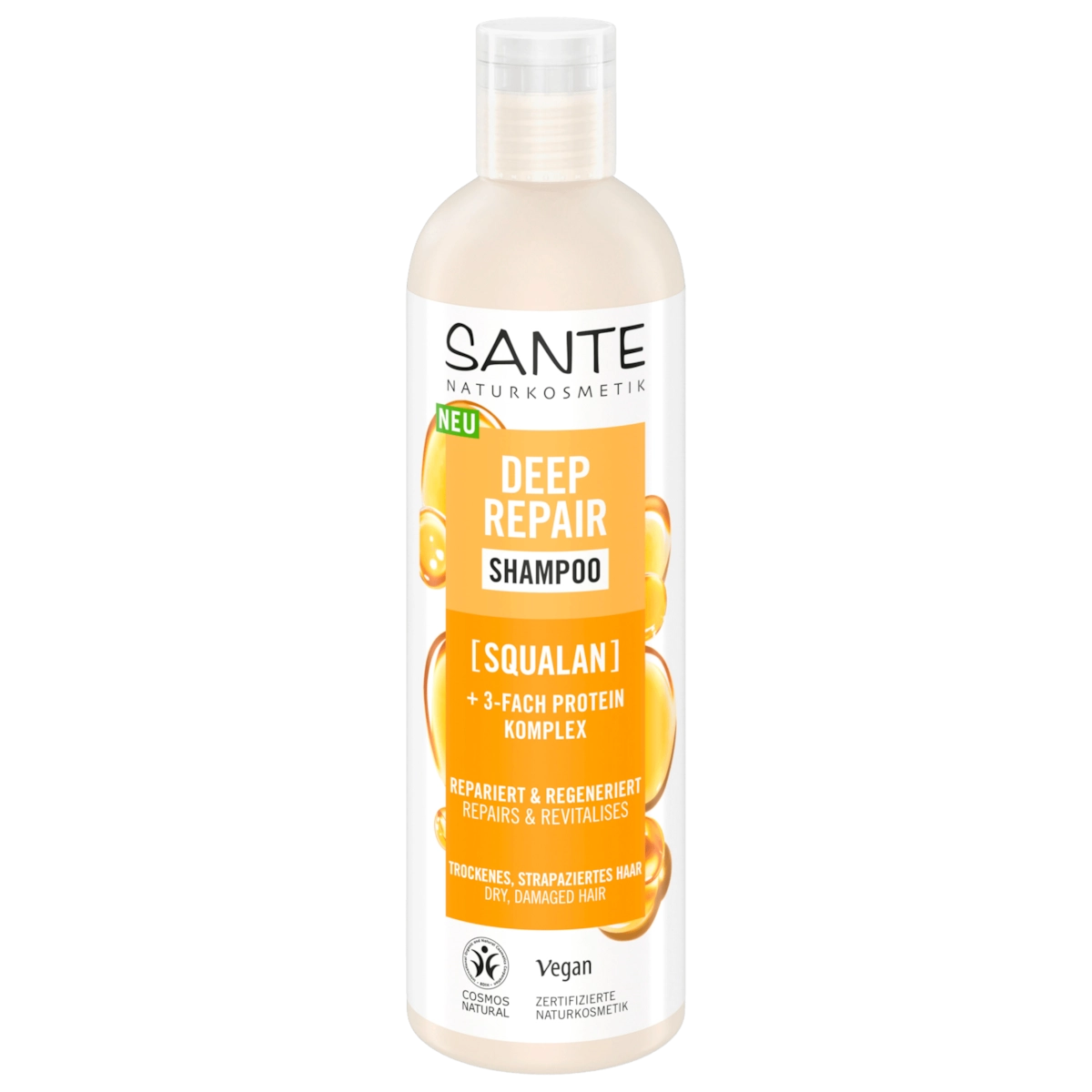 Sante Naturkosmetik Shampoo Deep Repair Squalan + 3 Fach Protein Komplex 250ml