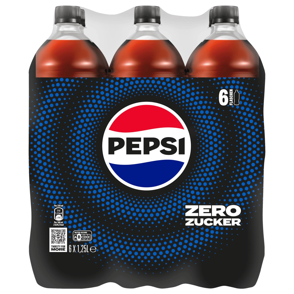 Pepsi Cola Zero Zucker 6x1,25l