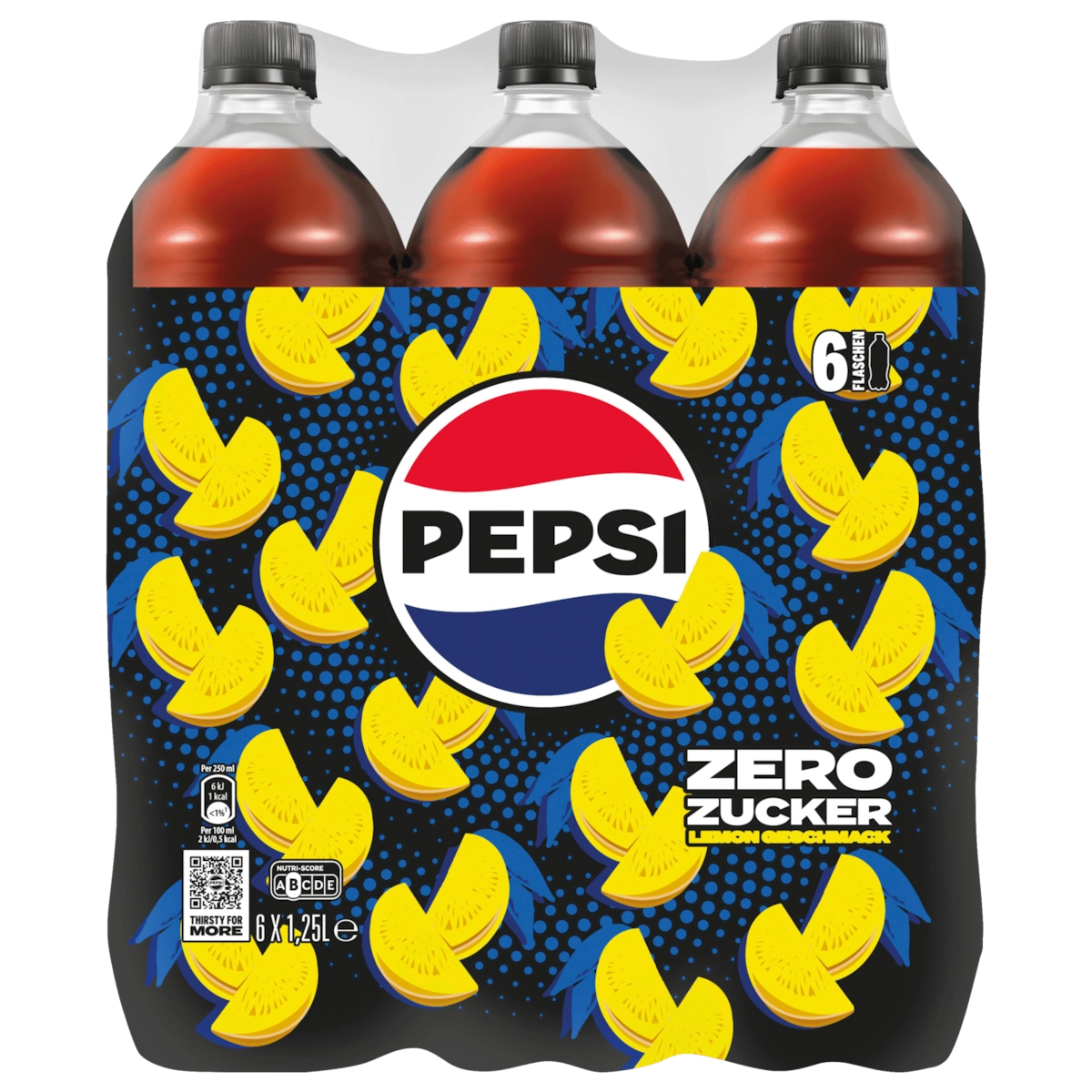 Pepsi Zero Zucker Lemon 6x1,25l