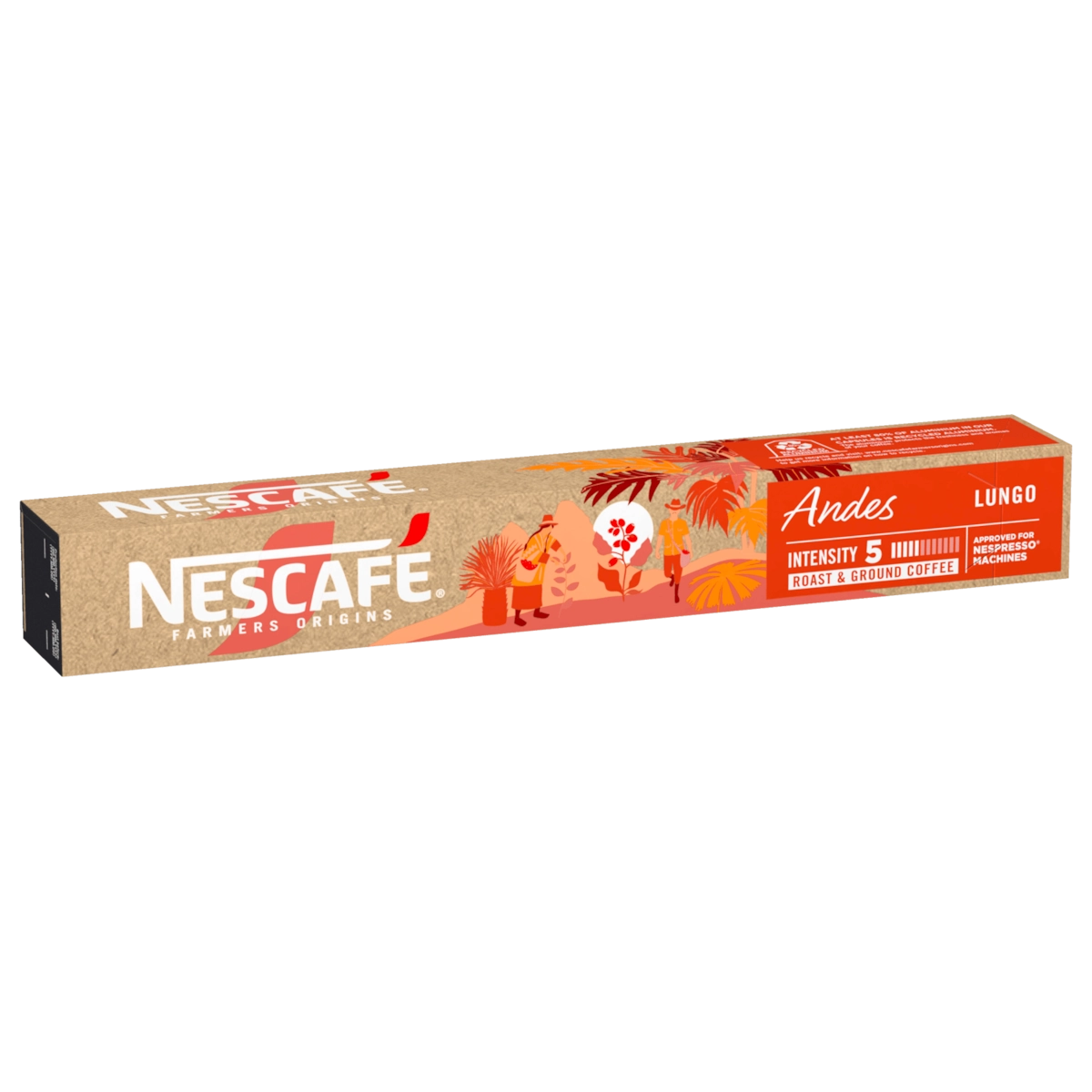 Nescafé Farmers Origins Andes Lungo mild 44g, 10 Kapseln