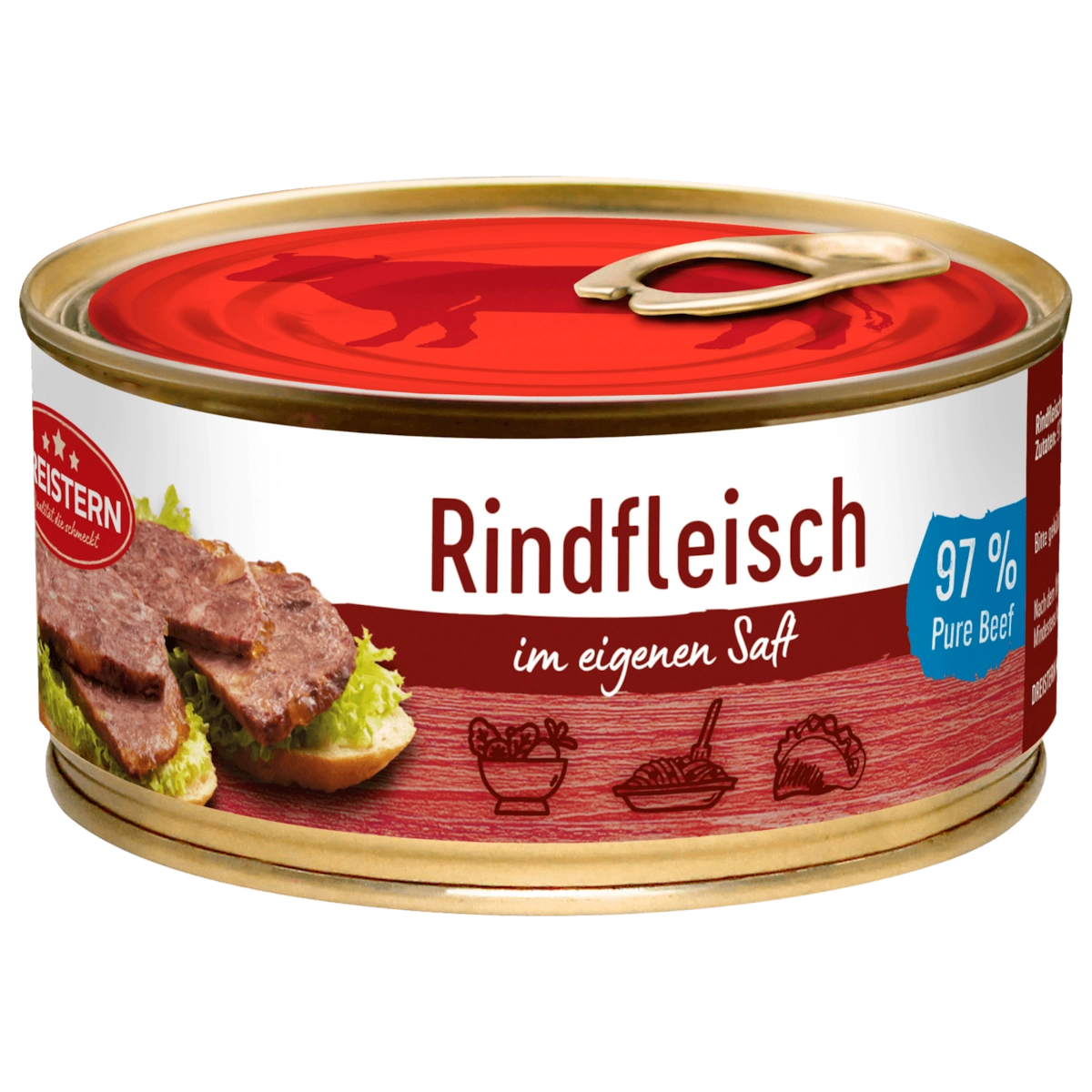 Dreistern Rindfleisch im eigenen Saft 97% Pure Beef 300g