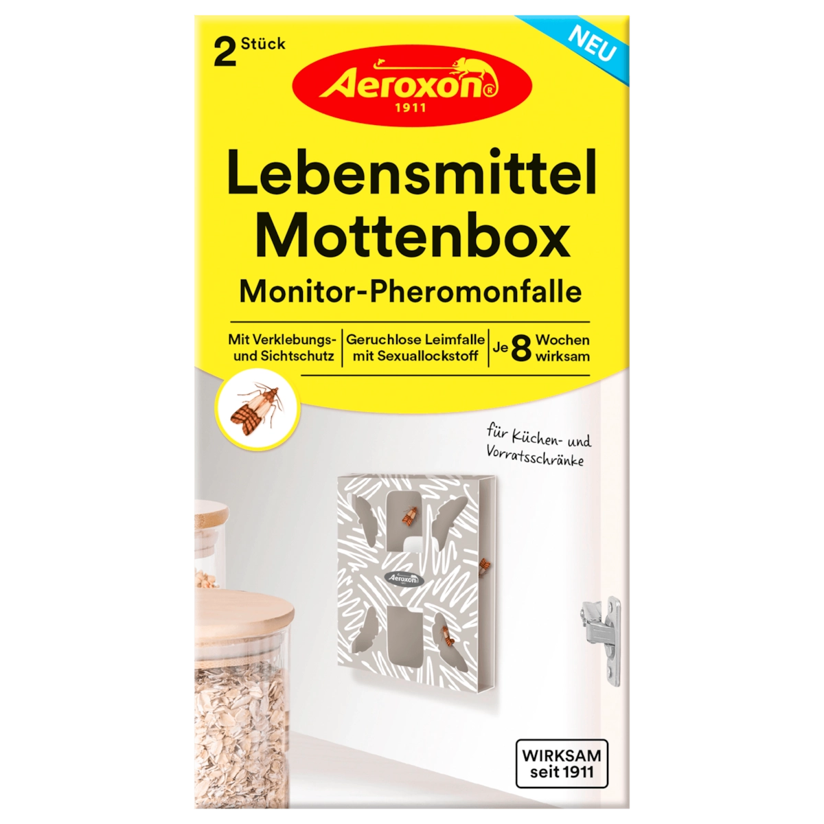 Aeroxon Lebensmittelmotten-Box 2 Stück