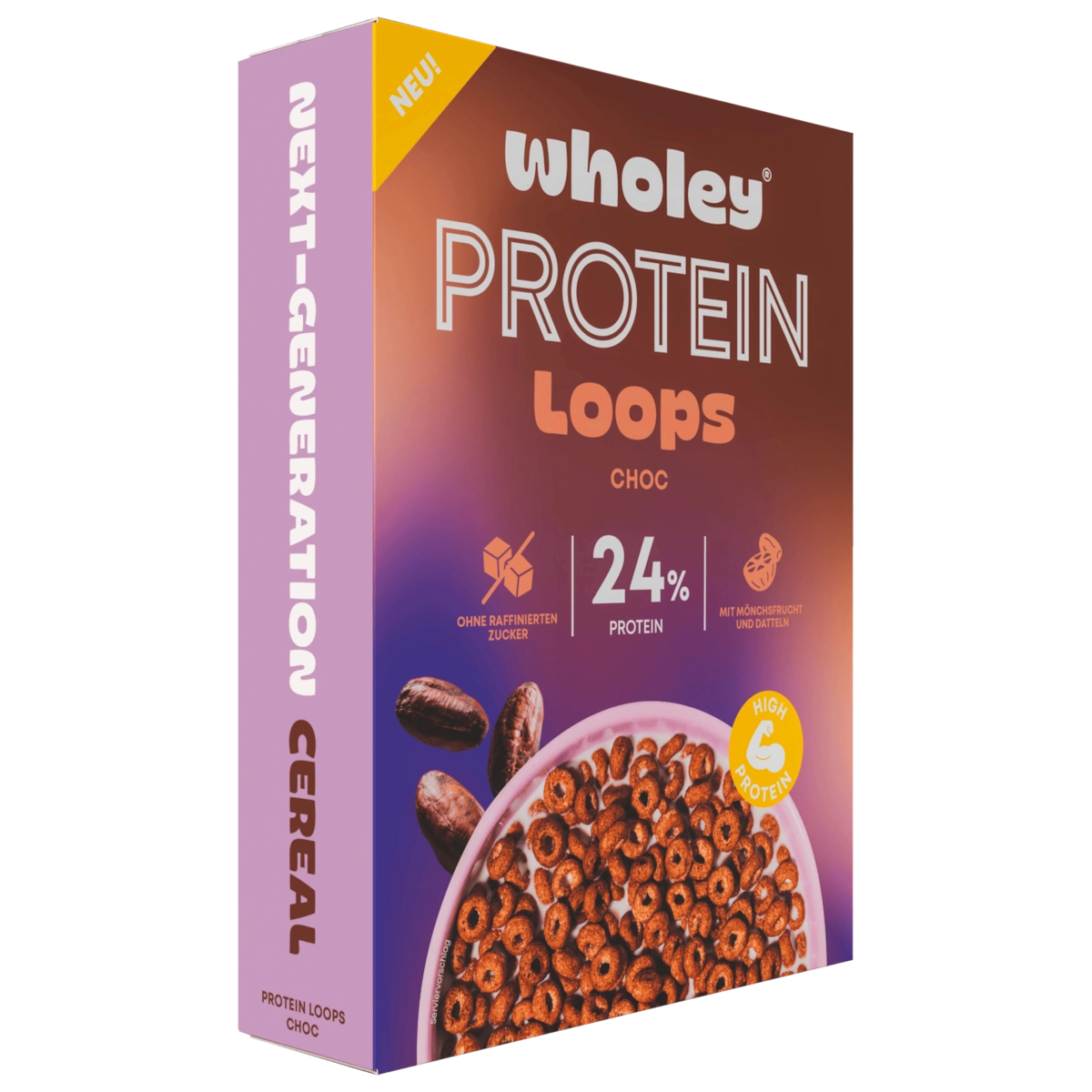 Wholey Protein Loops Choc Cereal 300g