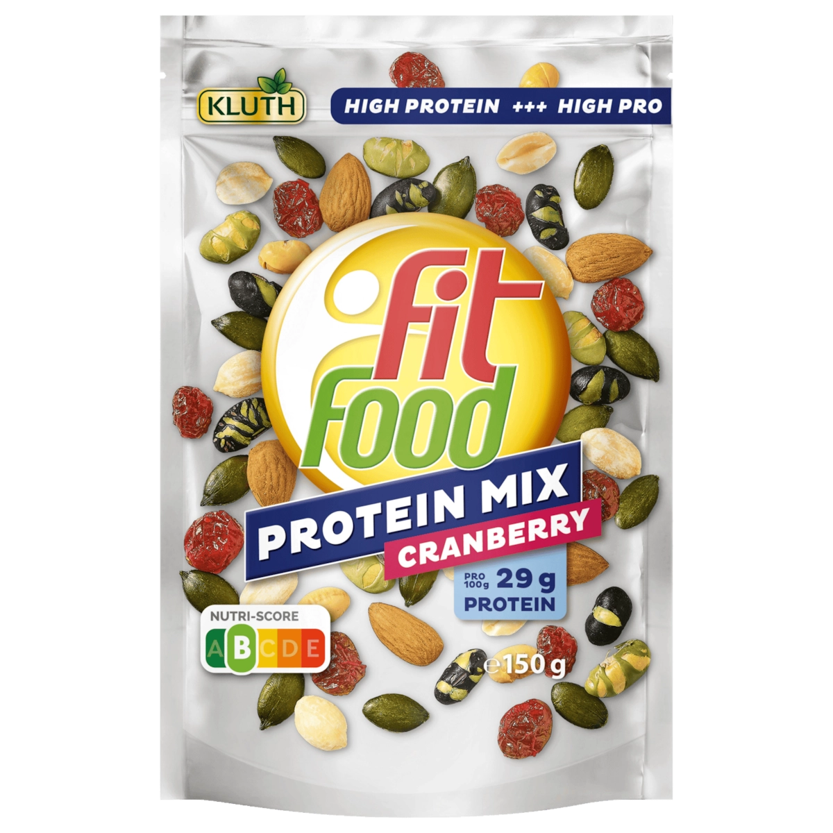 Kluth Fit Food Protein Mix Cranberry 150g