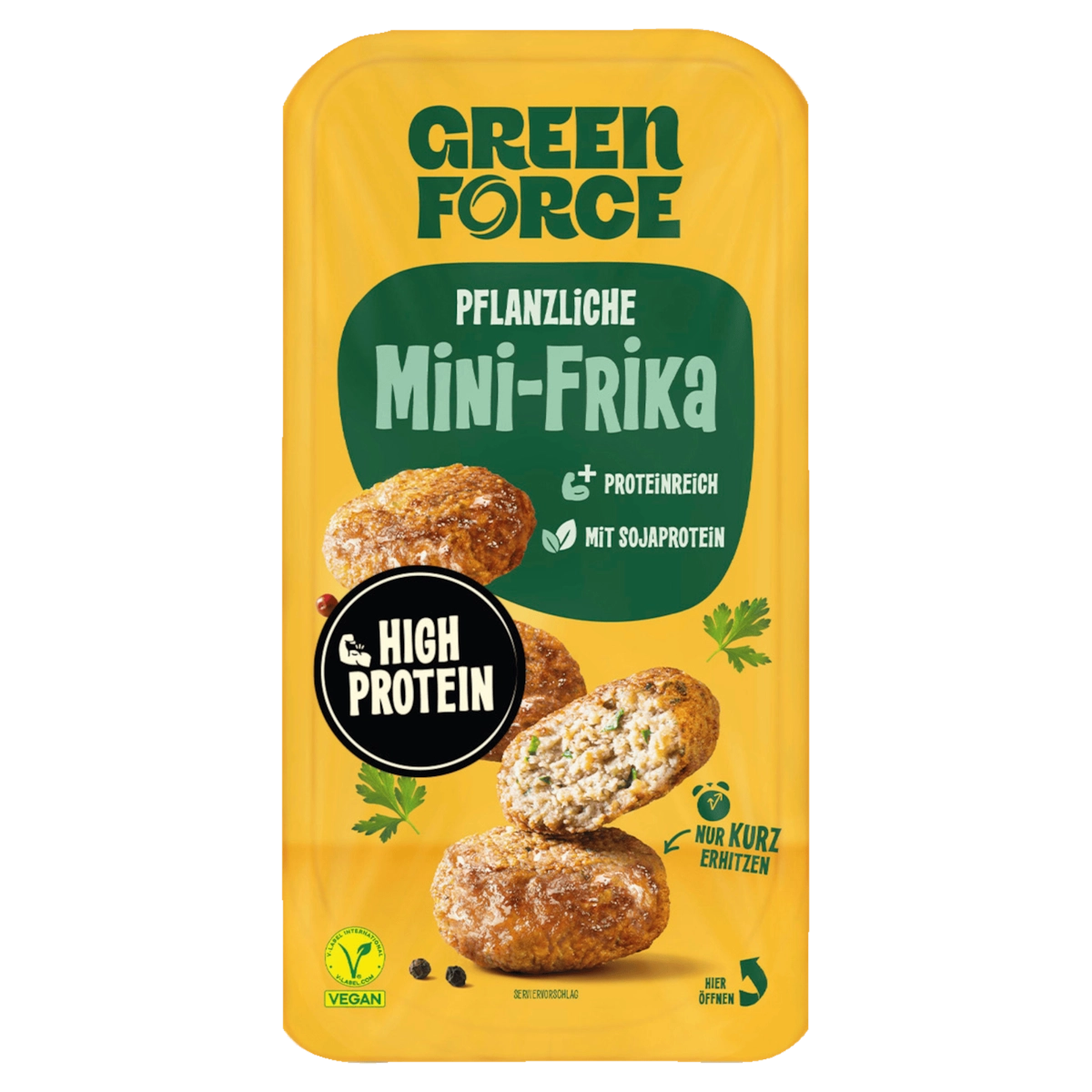 Greenforce Pflanzliche Mini-Frika 180g