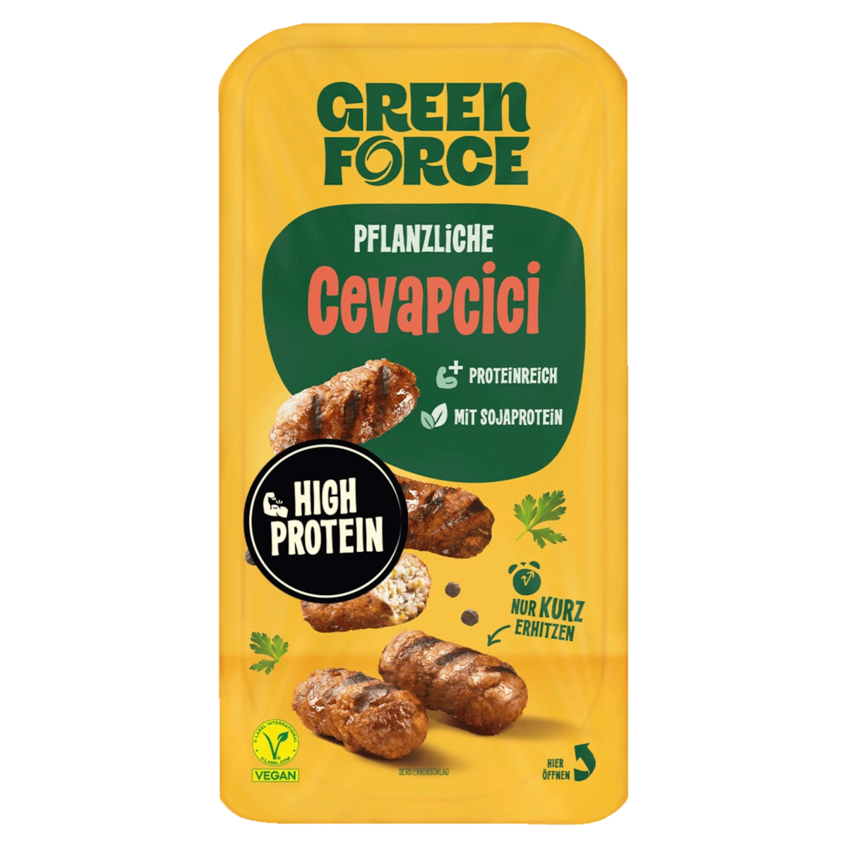 Green Force Pflanzliche Cevapcici 180g