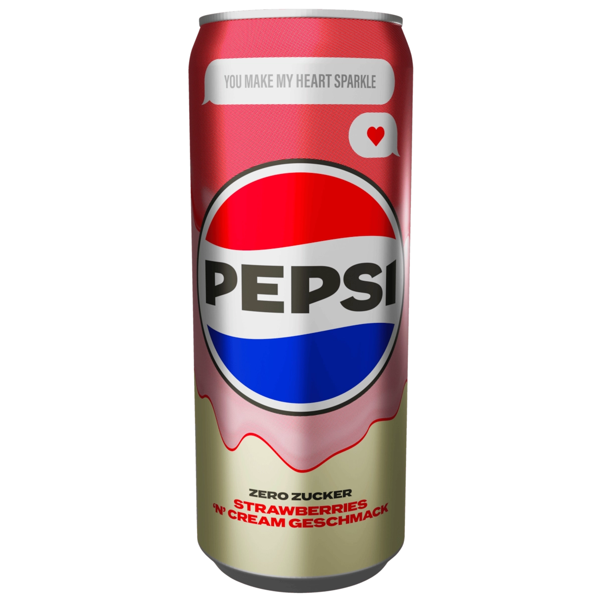 Pepsi Strawberries 'n' Cream Flavour Zero Sugar 0,33l