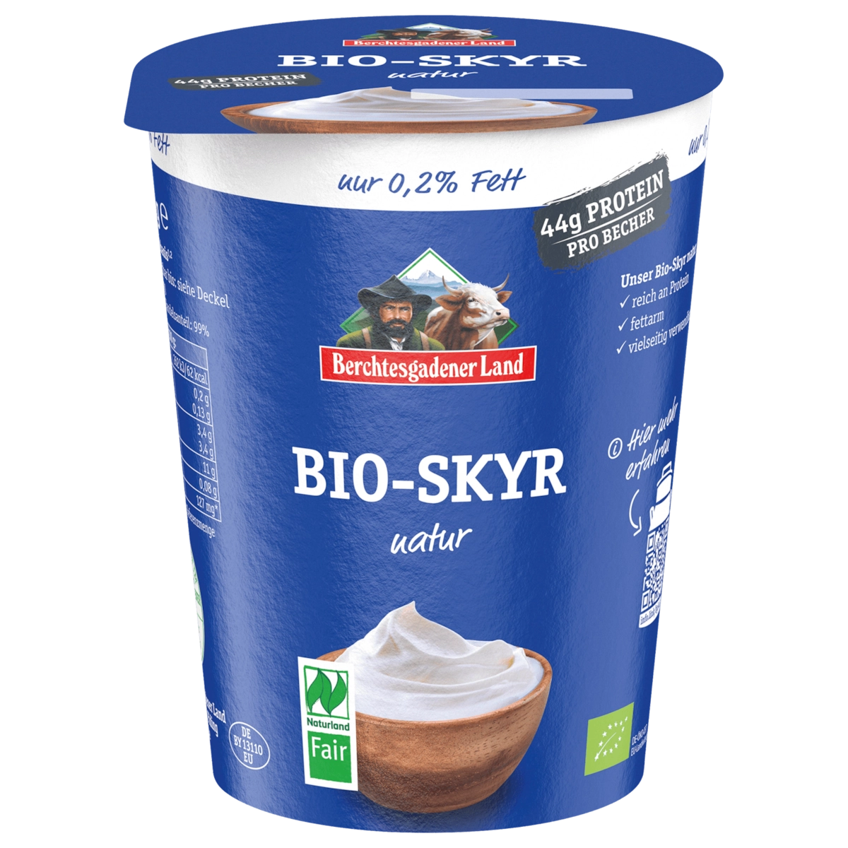 Berchtesgadener Land Bio-Skyr natur 0,2% Fett 400g