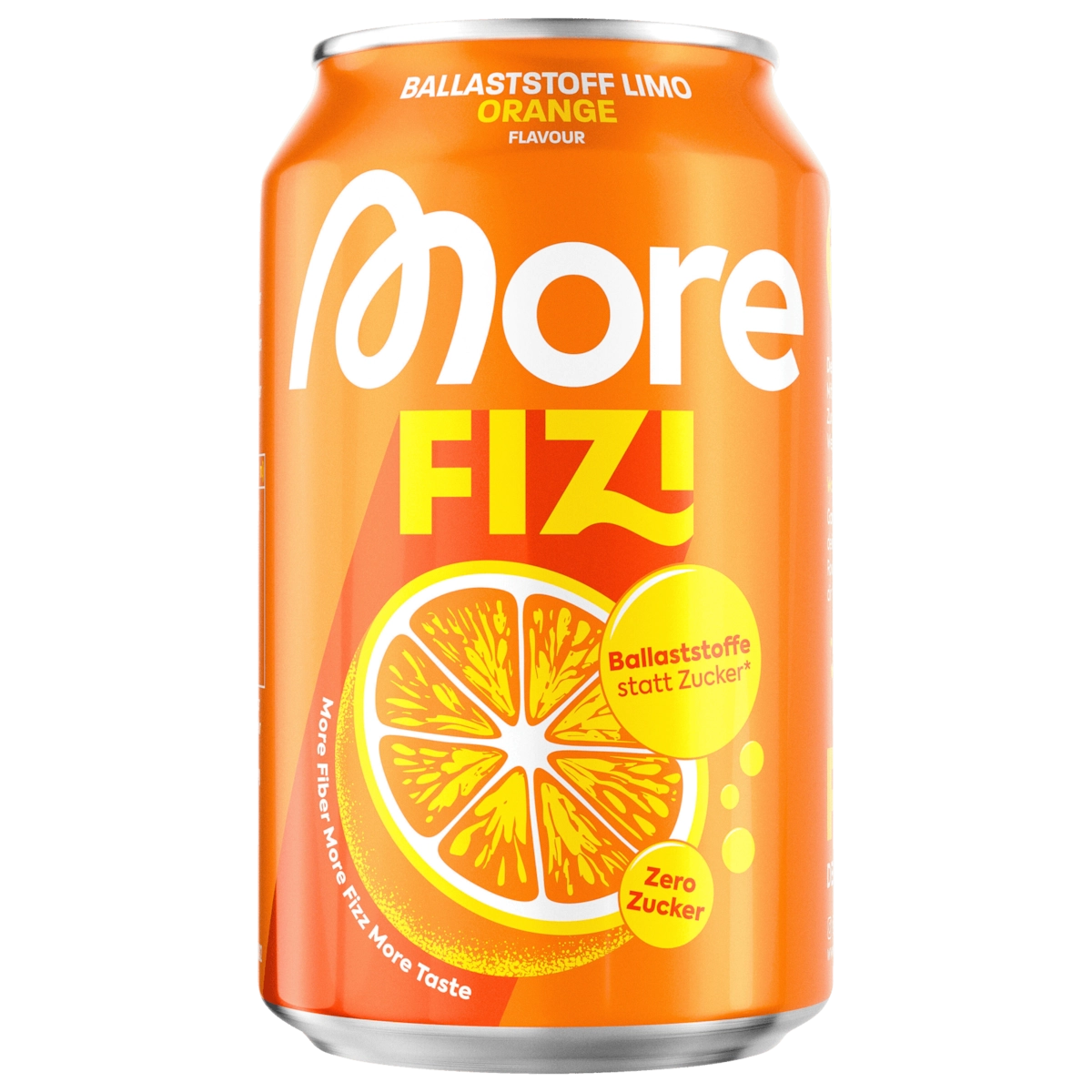 More Fizi Ballaststoff Limo Orange Zero 0,33l
