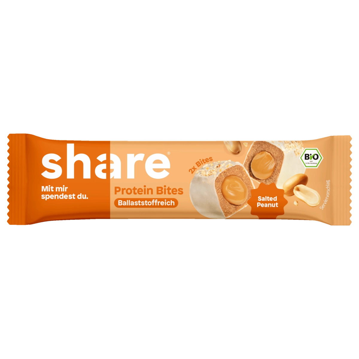 share Bio Protein Bites Salted Peanut 40g