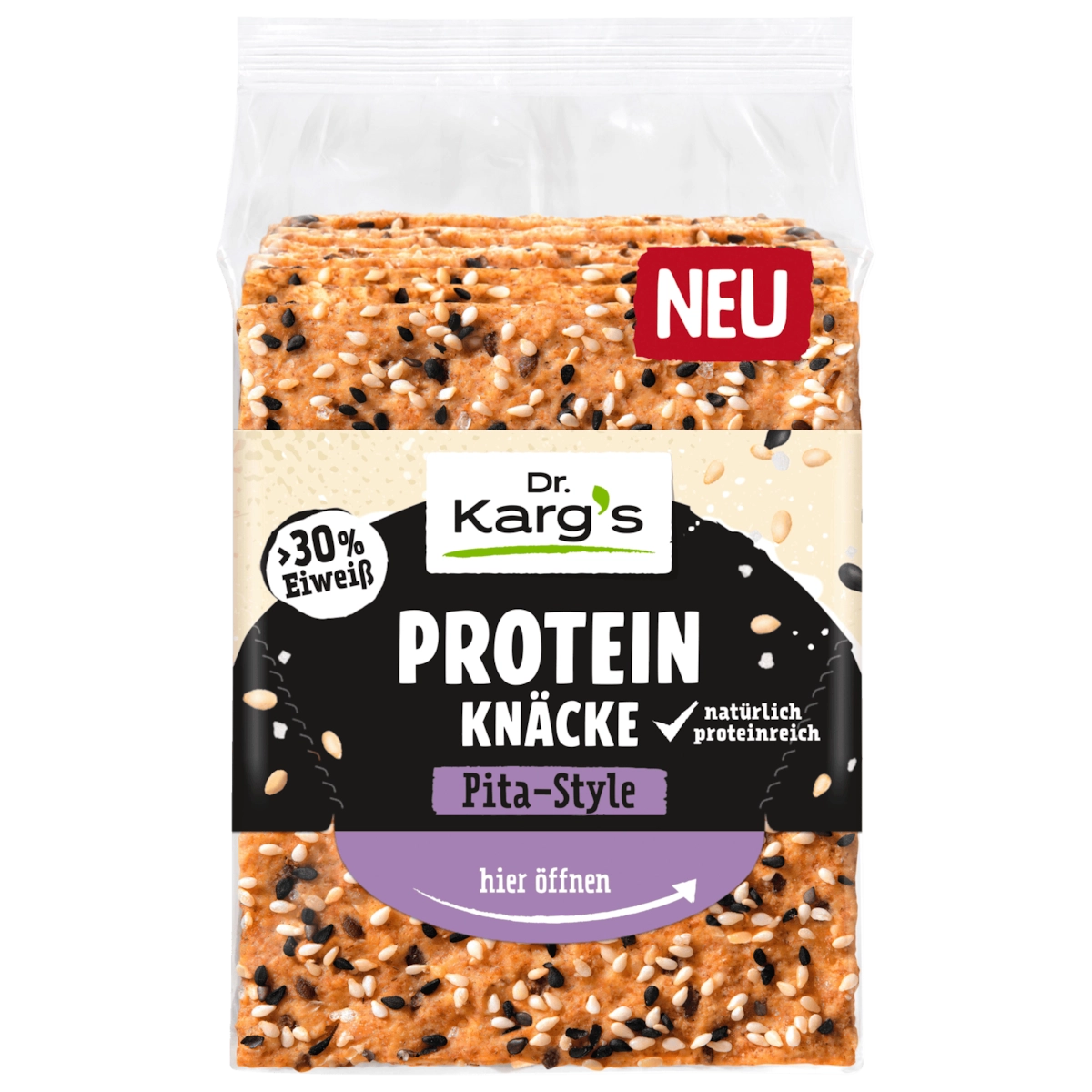 Dr. Karg's Protein Knäcke Pita Style 150g