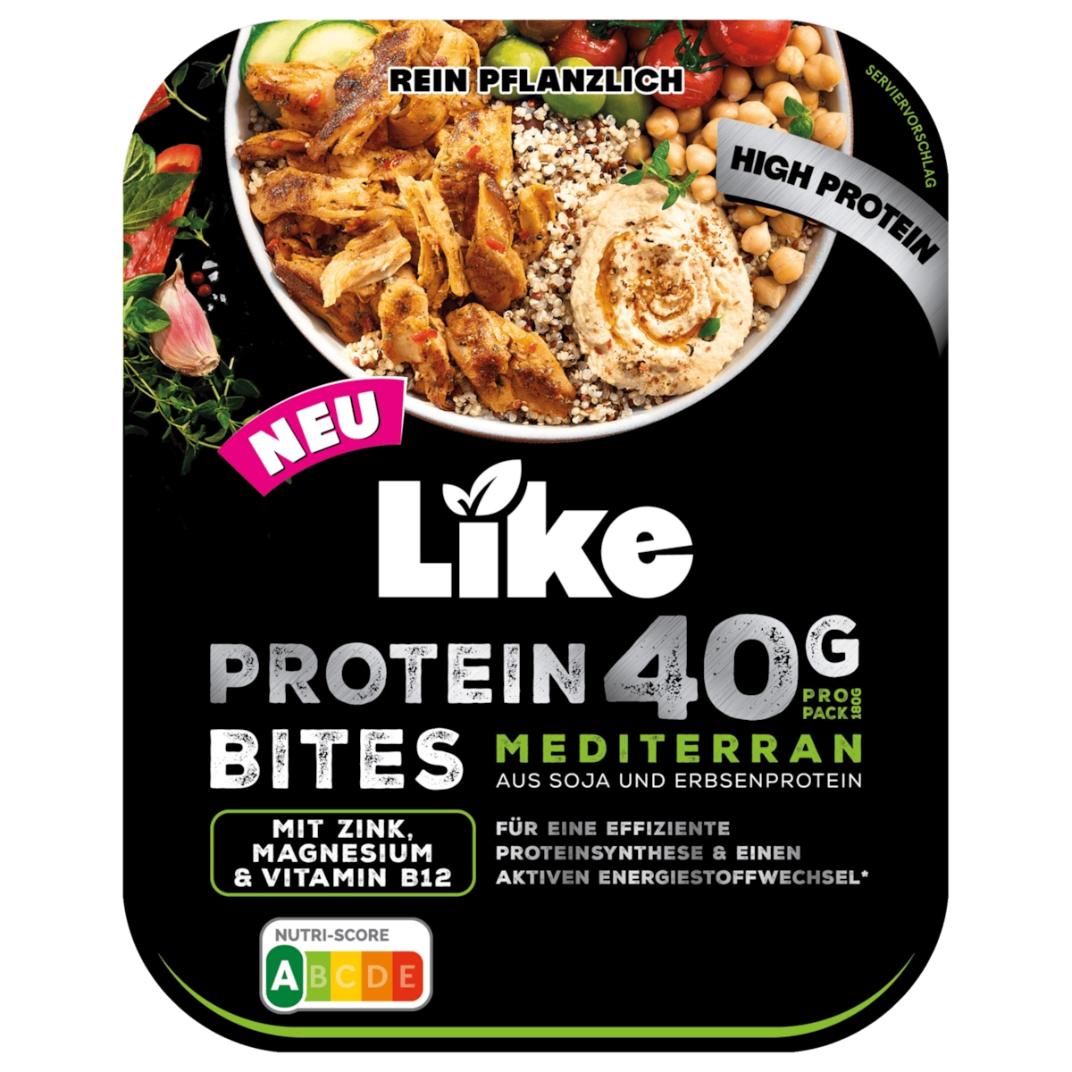 Like Protein Bites Mediterran vegan 180g