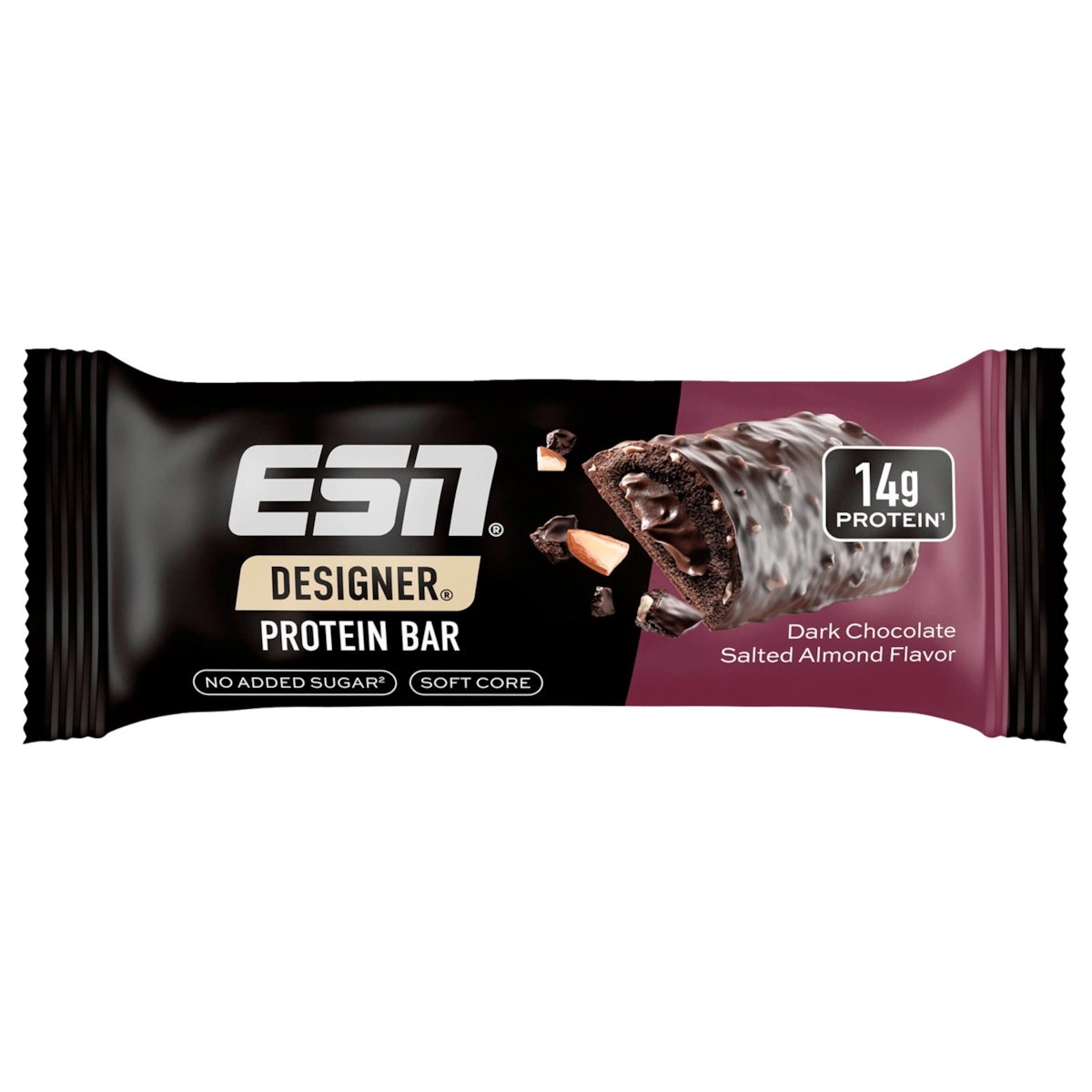 ESN Proteinriegel Dark Chocolate Salted Almond 45g