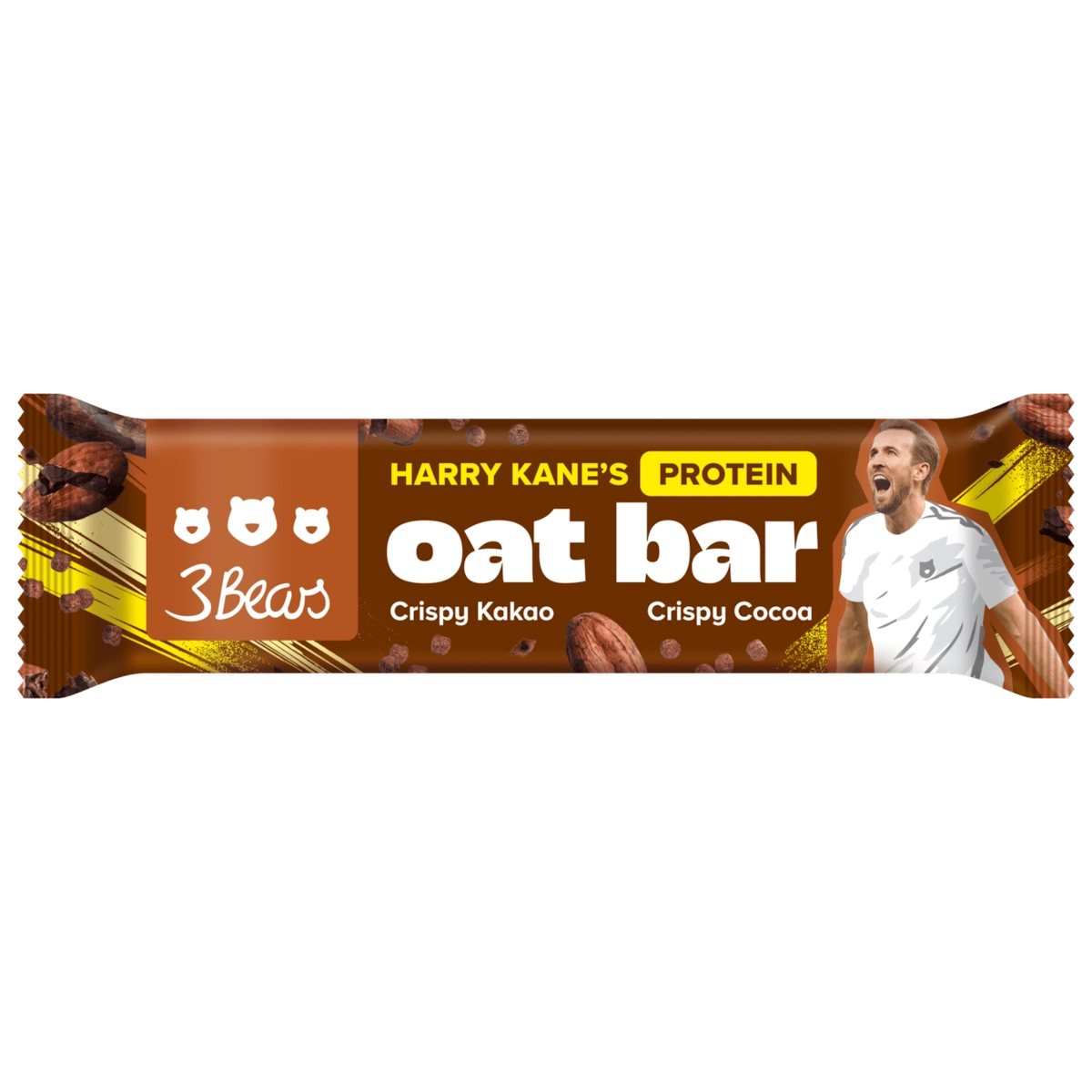 3Bears Harry Kane's Crispy Kakao Haferriegel 45g