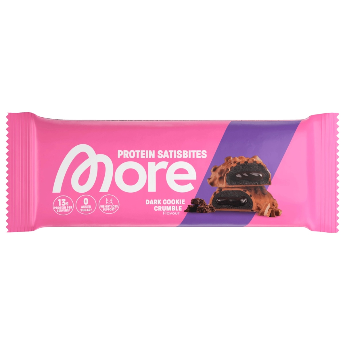 More Protein Satisbites Bar Dark Cookie Crumble 50g