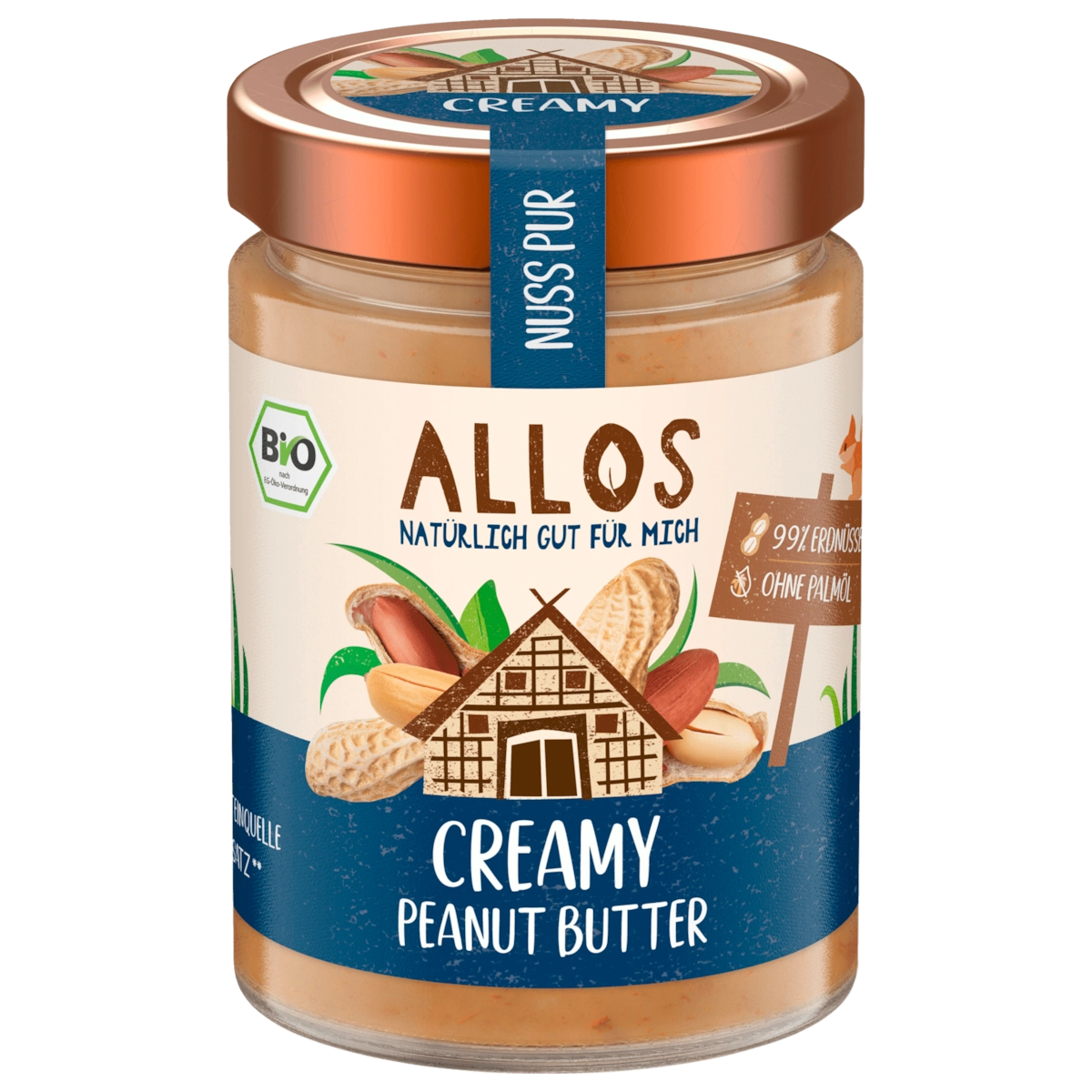 Allos Bio Creamy Peanut Butter 310g