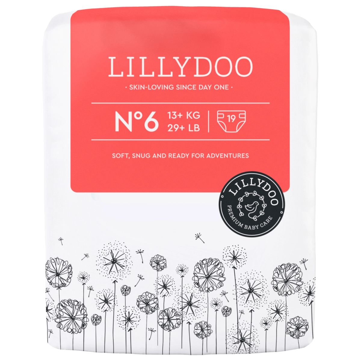 Lillydoo Windeln Gr. 6 13+kg 19 Stück