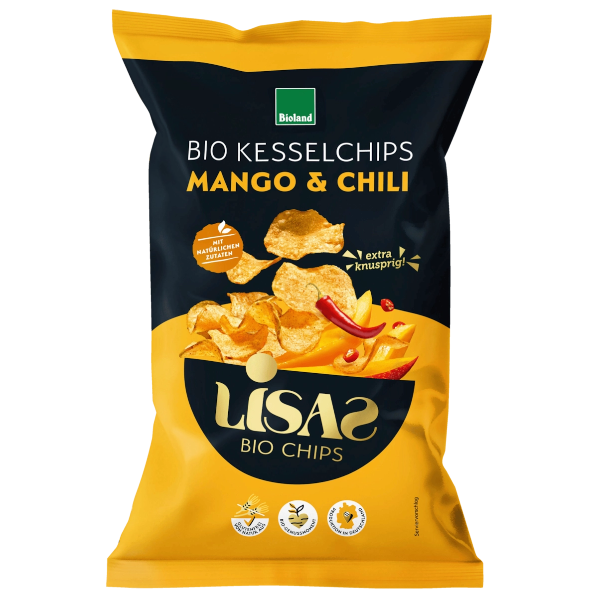 Lisas Bio-Kesselchips Mango & Chili 115g