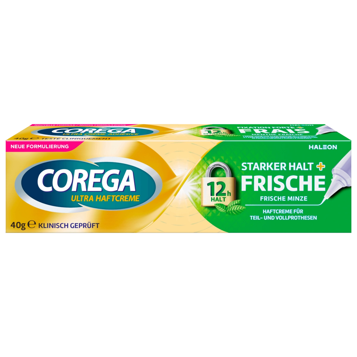 Corega Ultra Haftcreme Starker Halt + Frische 40g