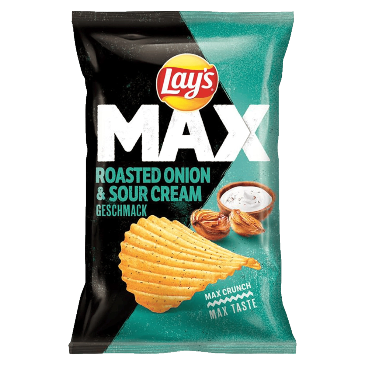 Lay's Max Roasted Onion & Sour Cream Chips 110g