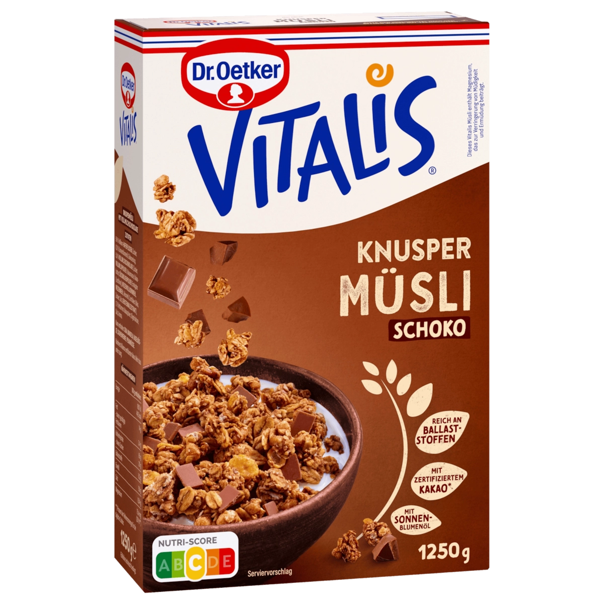 Dr. Oetker Vitalis Knuspermüsli Schoko 1250g