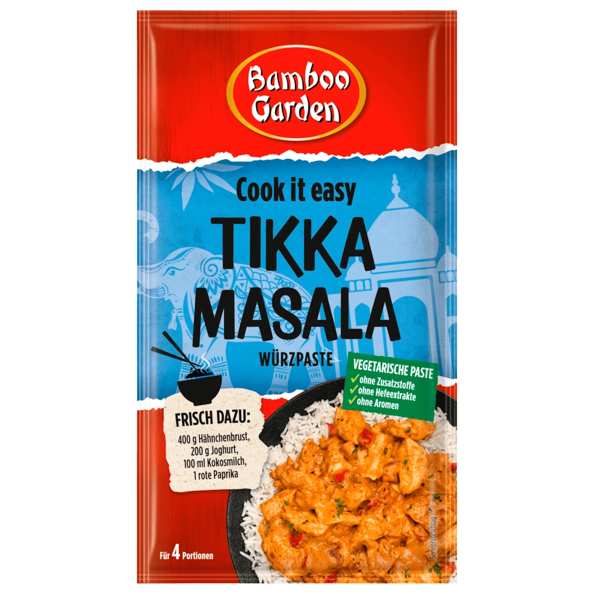 Bamboo Garden Cook it Easy Tikka Masala Würzpaste 45g