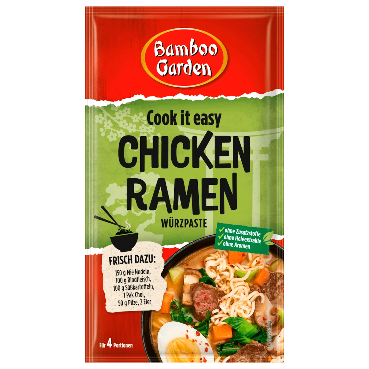 Bamboo Garden Cook it Easy Chicken Ramen Würzpaste 45g
