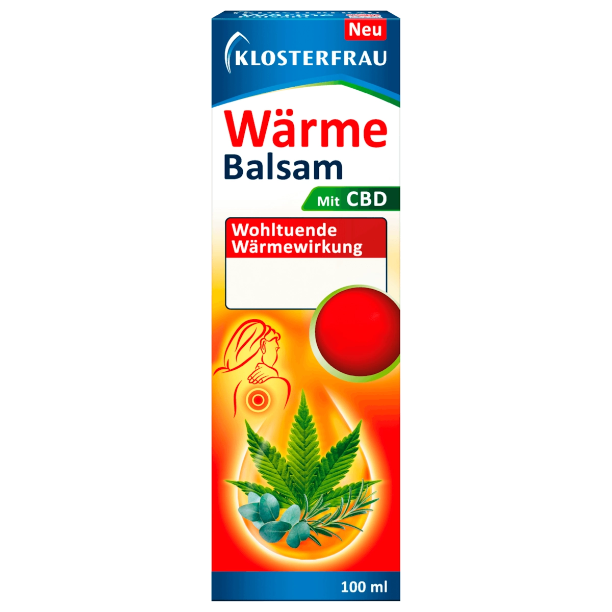 Klosterfrau Wärme Balsam mit CBD 100ml
