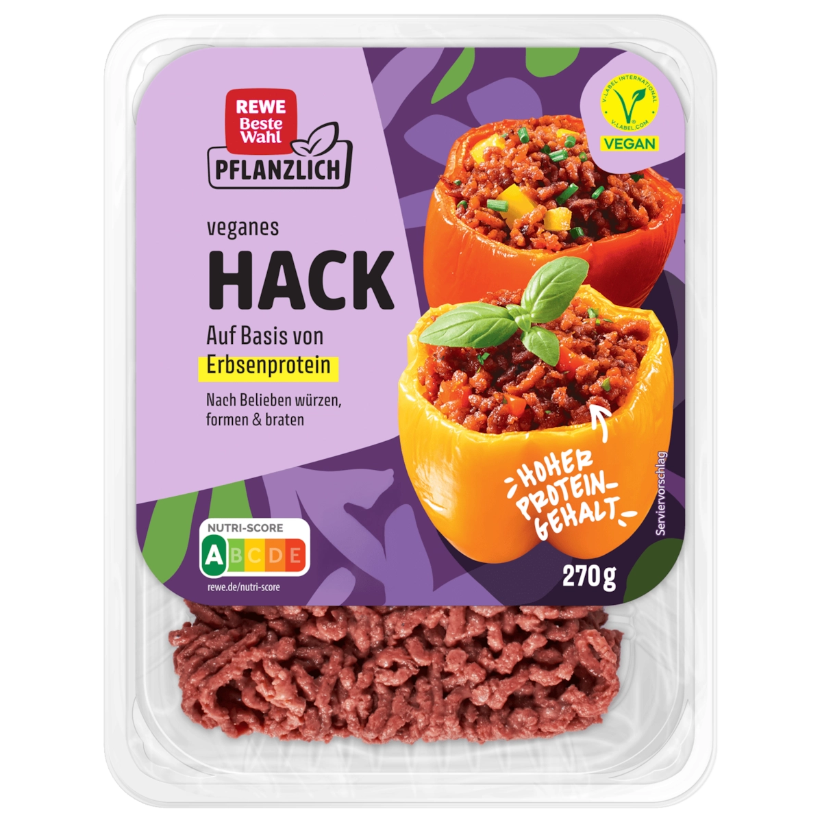 REWE Beste Wahl Veganes Hack 270g