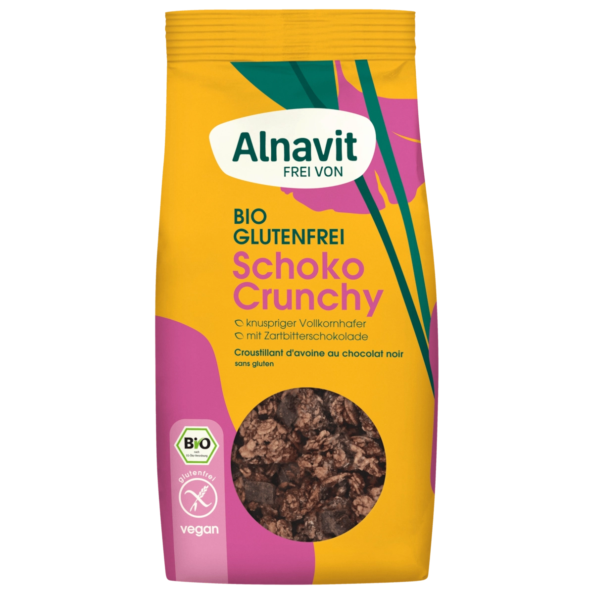 Alnavit Bio Glutenfrei Schoko Crunchy 300g