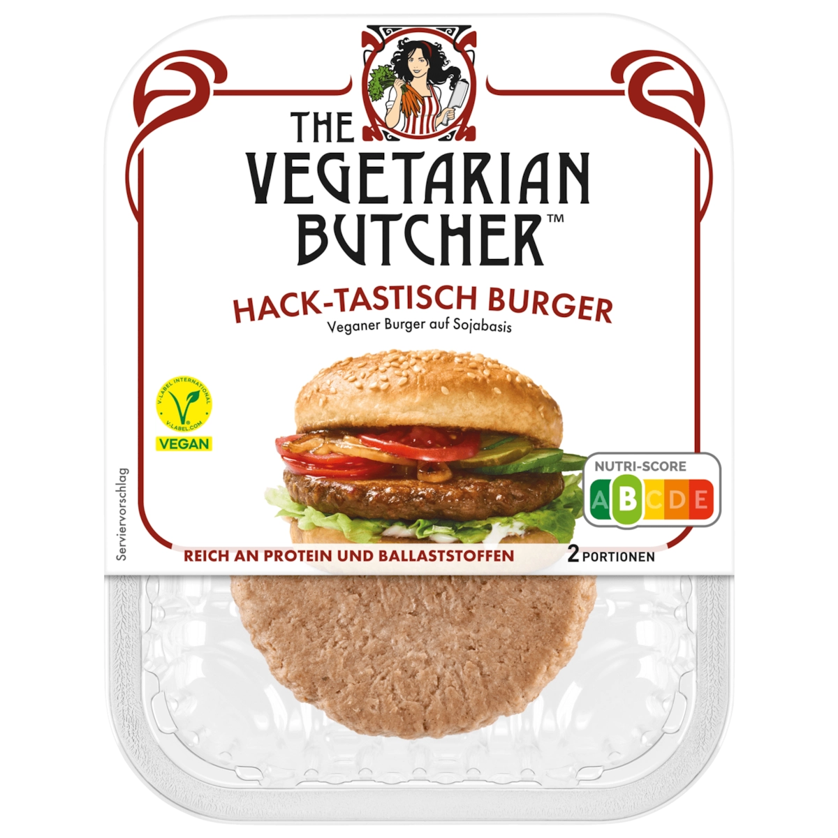The Vegetarian Butcher Hack-Tastisch Burger auf Sojabasis vegan 160g