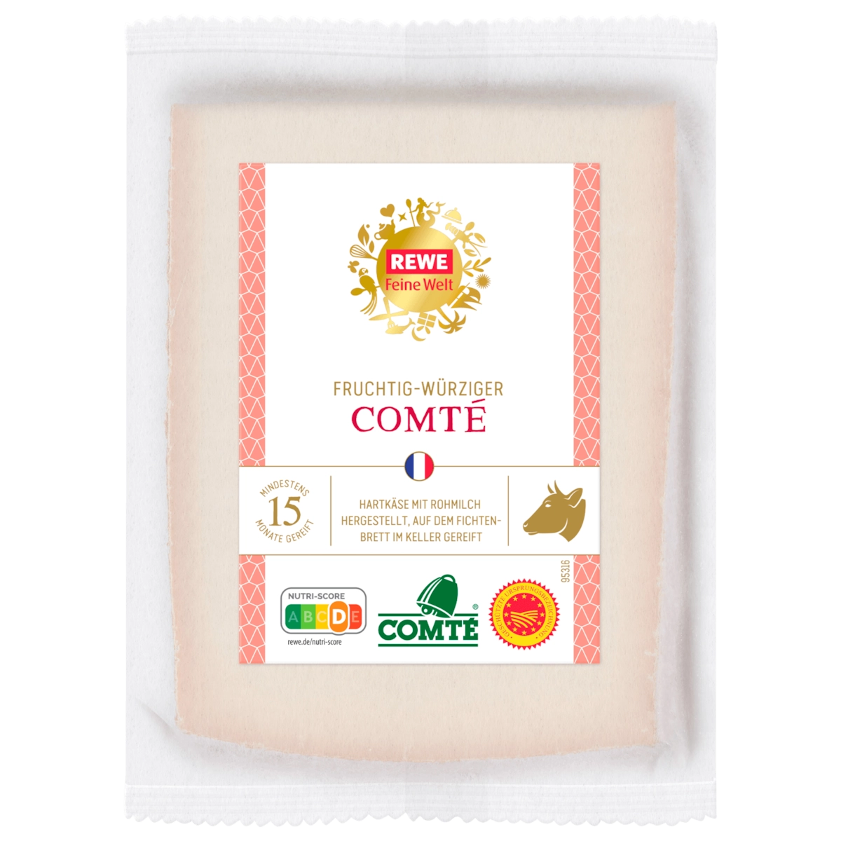 REWE Feine Welt Comte am Stück 15 Monate gereift 170g