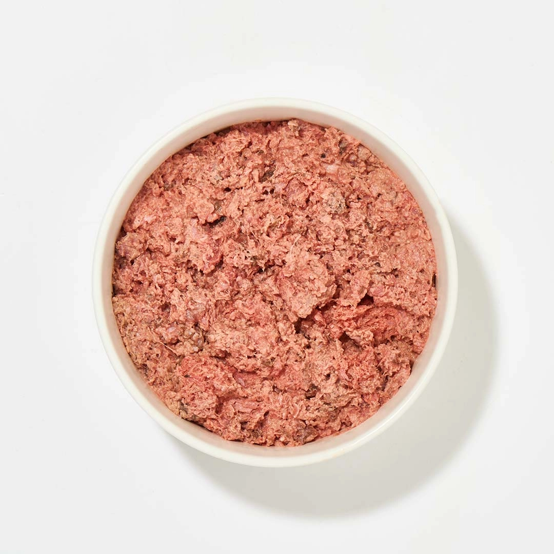haustierkost | Rinderpansen-Fleisch, 500g | Ergänzungsfuttermittel | Feine Mischung aus Pansen & Fleisch | Für Hunde | BARF geeignet & naturbelassen