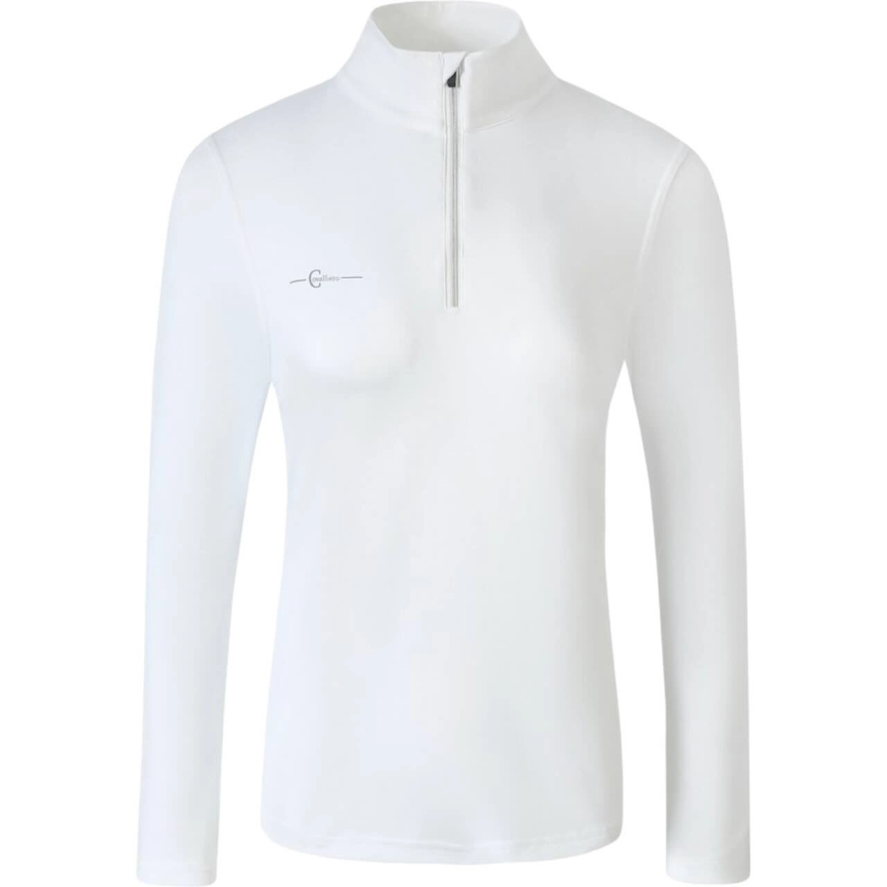 Langarm Shirt Damen Active White / S