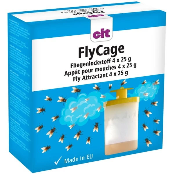Fliegenlockstoff FlyCage Fliegenköder 4 x 25 g